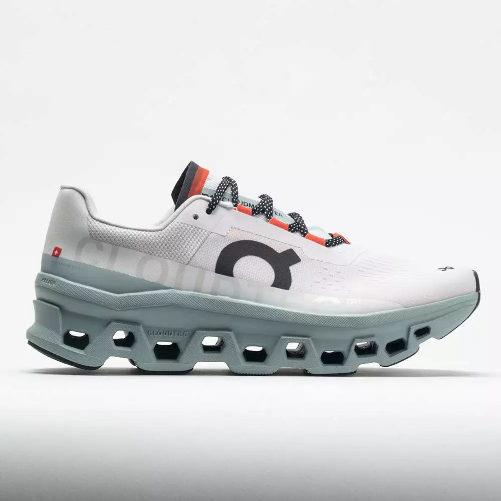 On Running On Cloudmonster Men's Frost/Surf 3 On Running On Cloudmonster Men's Frost/Surf