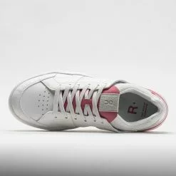On Running On The Roger Clubhouse Women's White/Rosewood -On Running Shop 116860 2